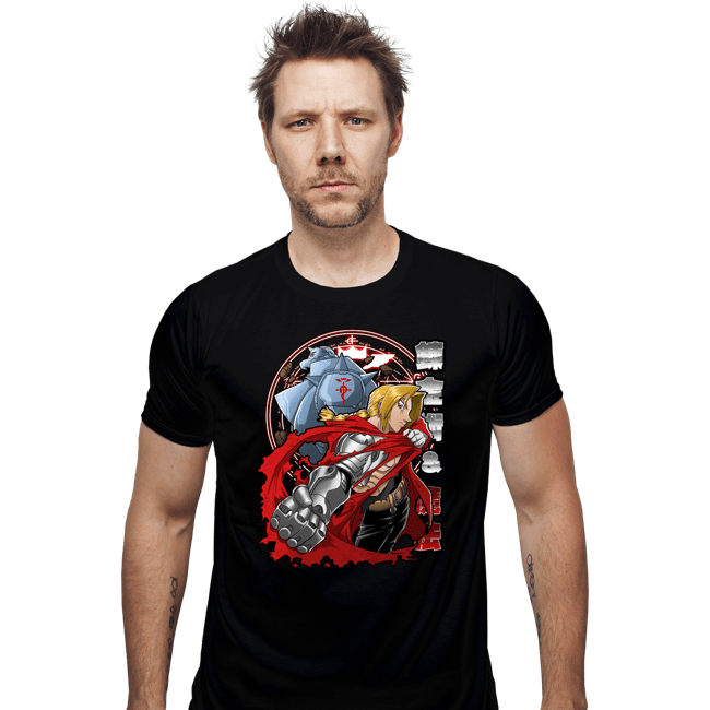 Secret_Shirts Fitted Shirts, Mens / Small / Black Fullmetal Brotherhood