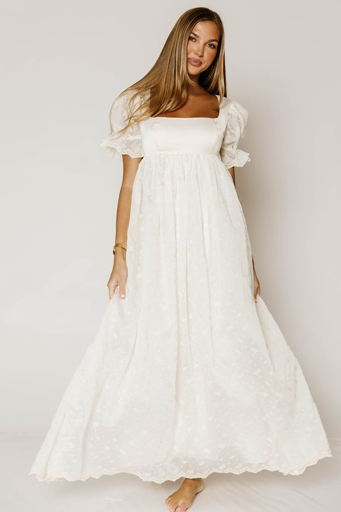 Georgia Maxi Dress in Ivory *9/30 PRE-ORDER*