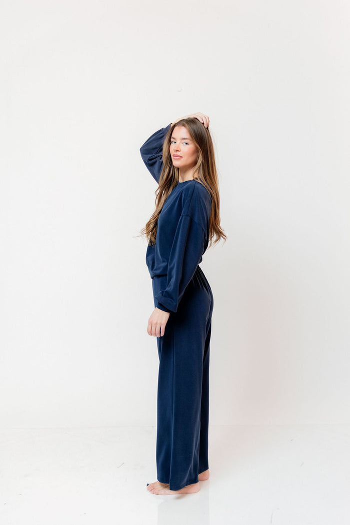 Giovanna Set in Slate Navy