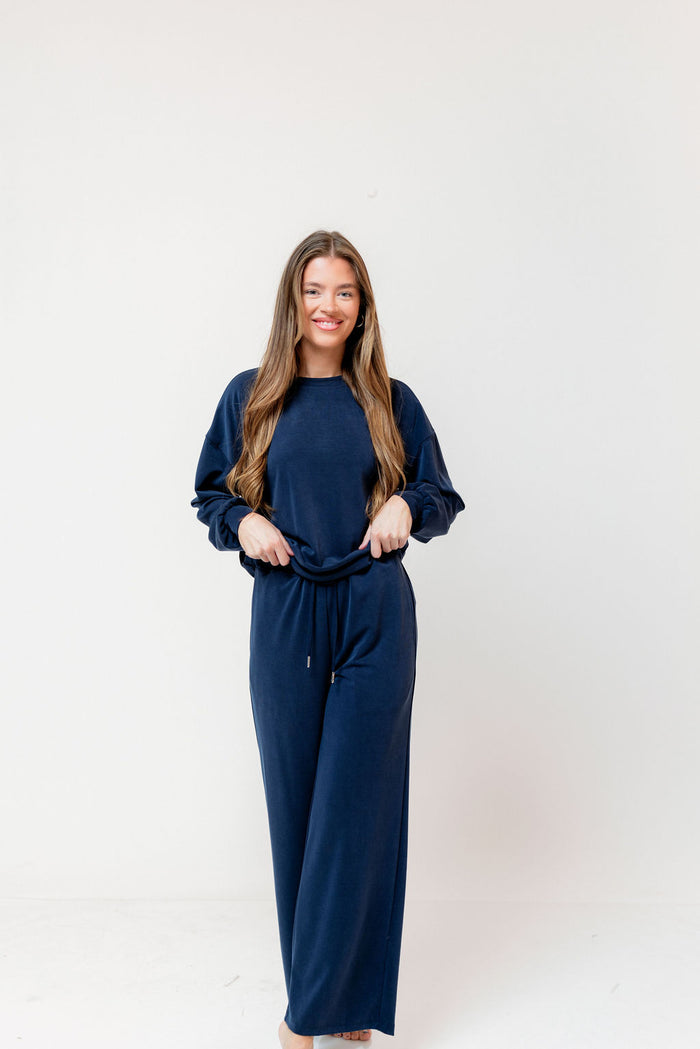 Giovanna Set in Slate Navy