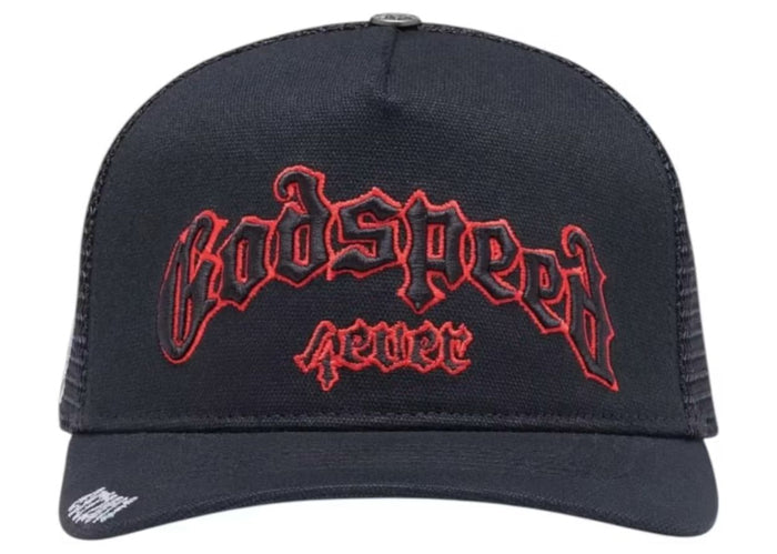 Godspeed GS Forever Trucker Hat Black/Red