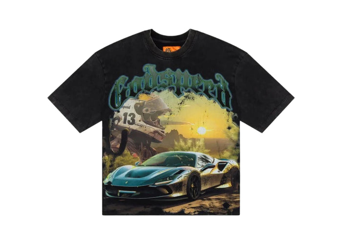 Godspeed Sunset Drift Tee Washed Black