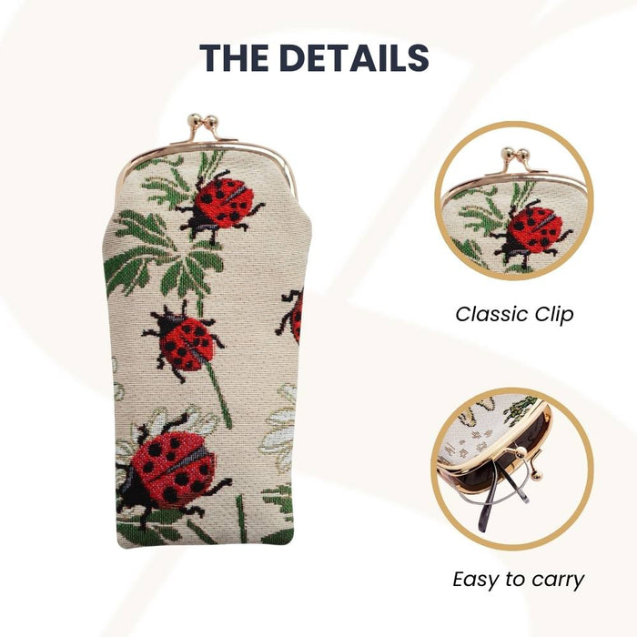 GPCH-LDBD | LADYBUG GLASSES SUNGLASSES POUCH CASE
