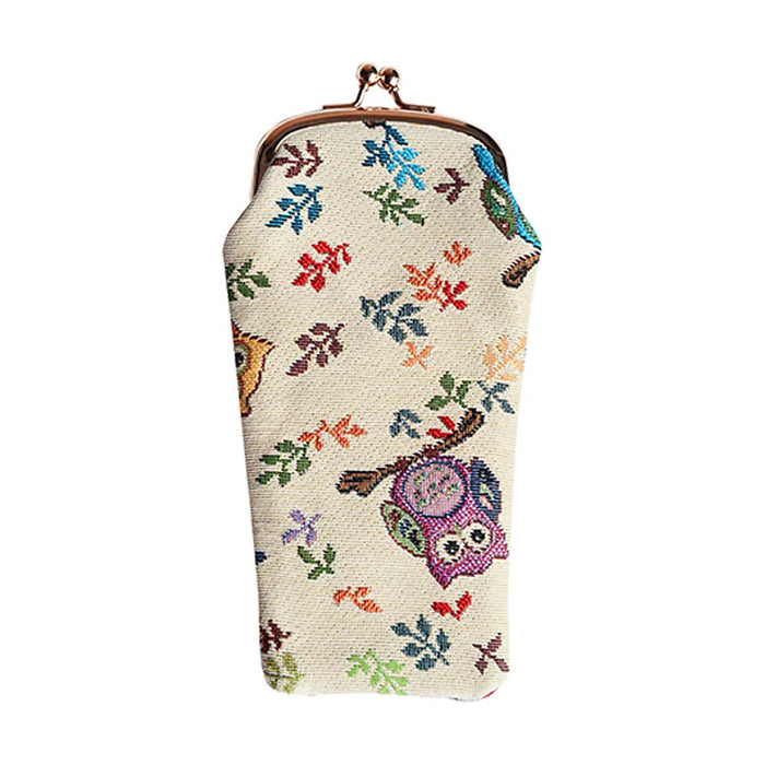 GPCH-OWL | OWL GLASSES SUNGLASSES POUCH CASE - www.signareusa.com