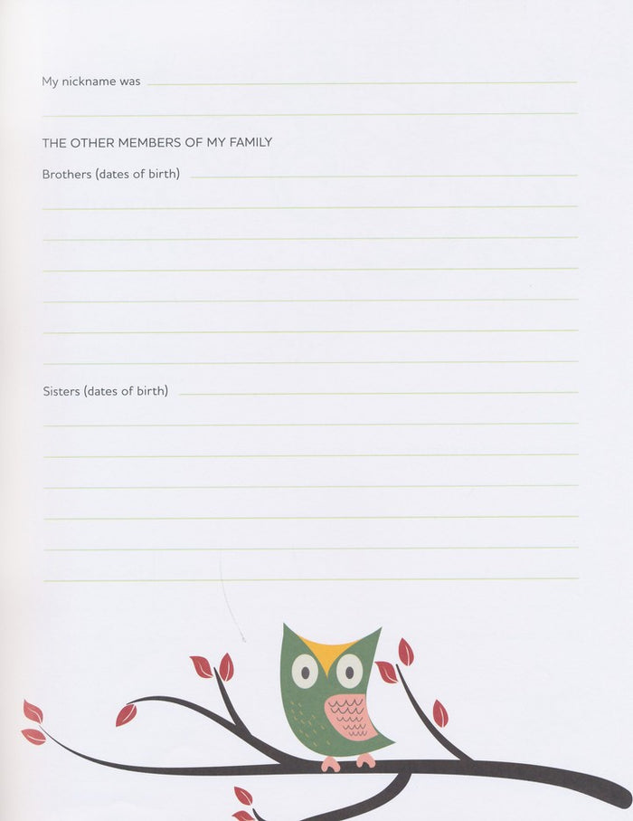 Grandmother's Keepsake Memory Book