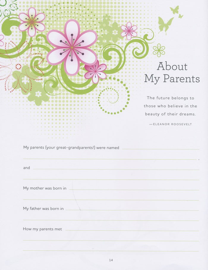 Grandmother's Keepsake Memory Book