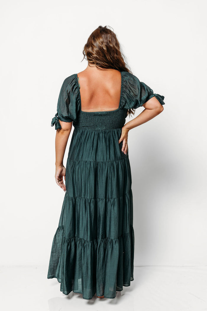 Grayson Maxi Dress in Deep Teal - Bump Friendly & Inclusive Sizing