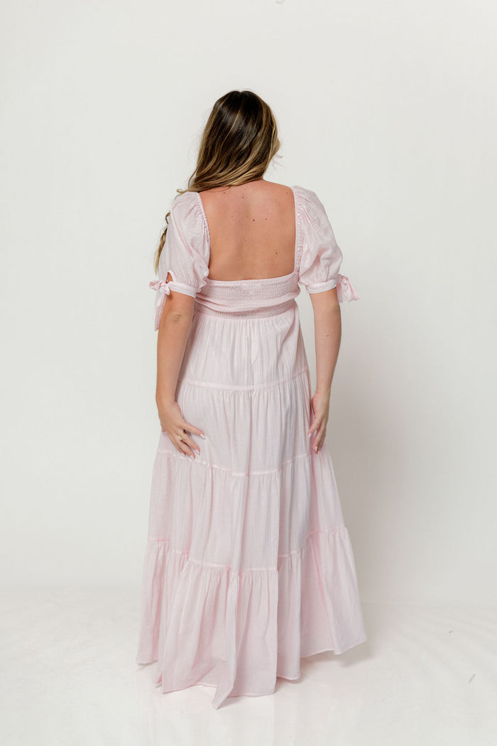 Grayson Maxi Dress in Light Pink - Bump Friendly & Inclusive Sizing