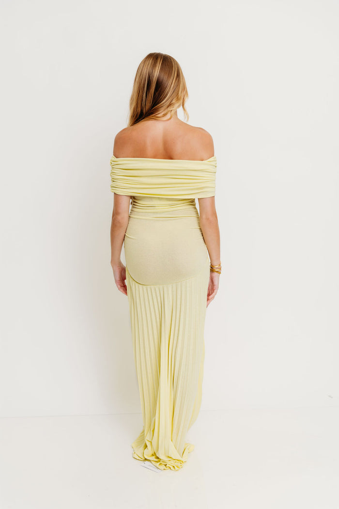 Halo Maxi Dress in Buttercream *Final Sale*