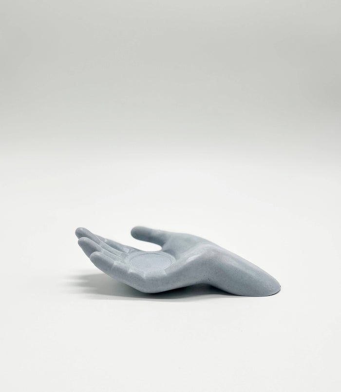 Hand Concrete Tea Light Candle Holder