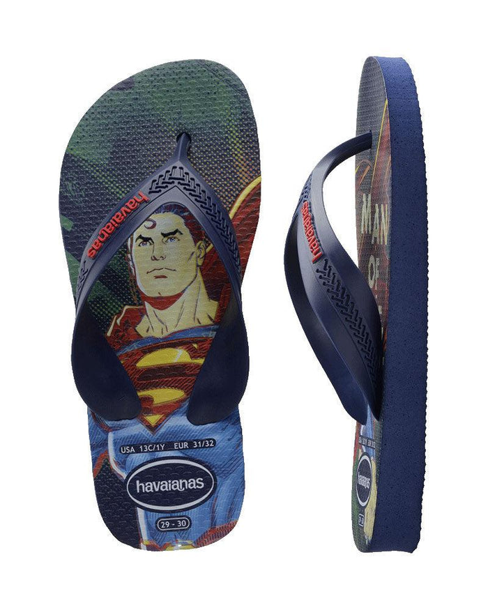 Havaianas Max Heroes Kids-Navy/Navy-US 9.0C-Skiforce Australia