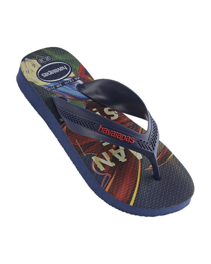 Havaianas Max Heroes Kids-Navy/Navy-US 9.0C-Skiforce Australia