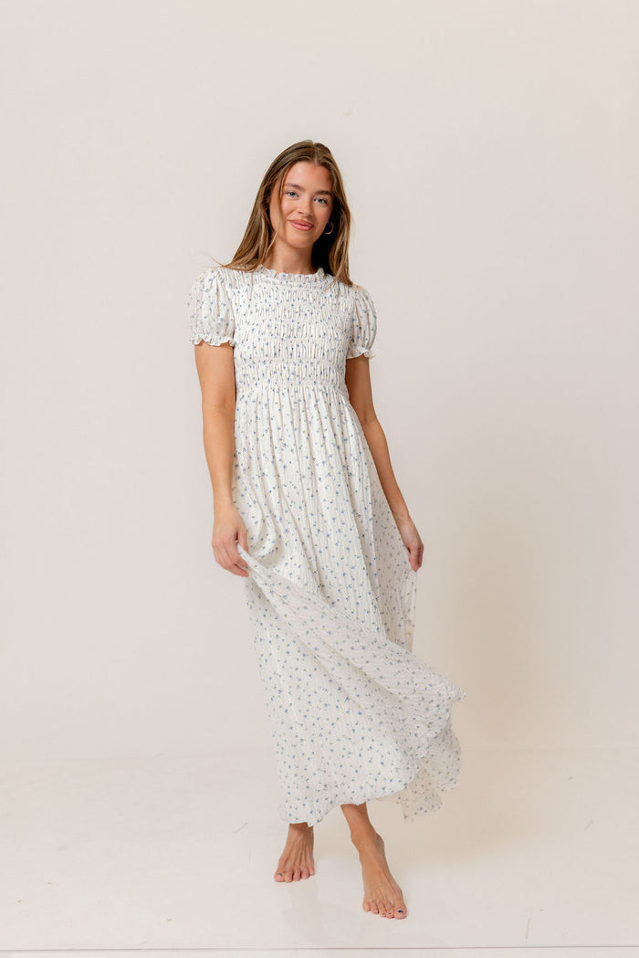 Hearthstone Maxi Dress in Off-White - Bump Friendly *Final Sale*