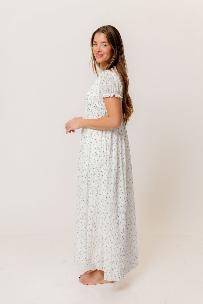 Hearthstone Maxi Dress in Off-White - Bump Friendly *Final Sale*