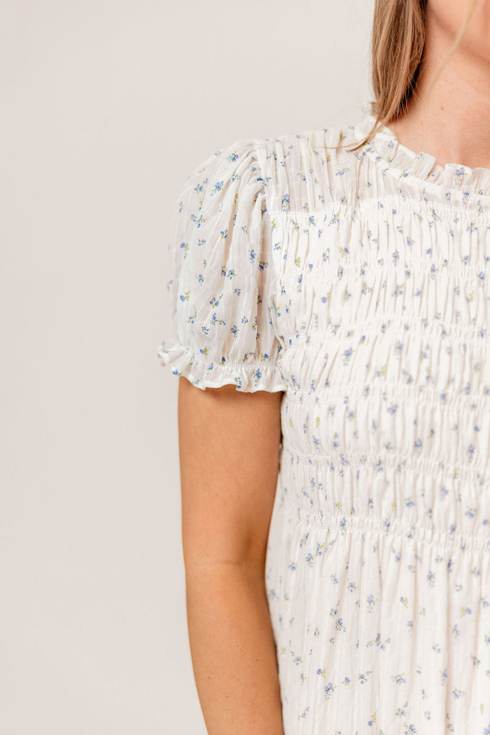 Hearthstone Maxi Dress in Off-White - Bump Friendly *Final Sale*