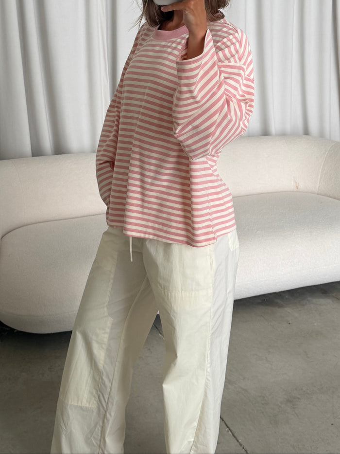 Heidi Drawstring Pants in Sugar