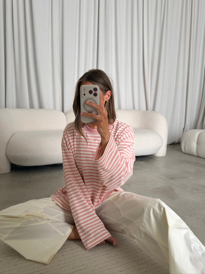 Heidi Drawstring Pants in Sugar