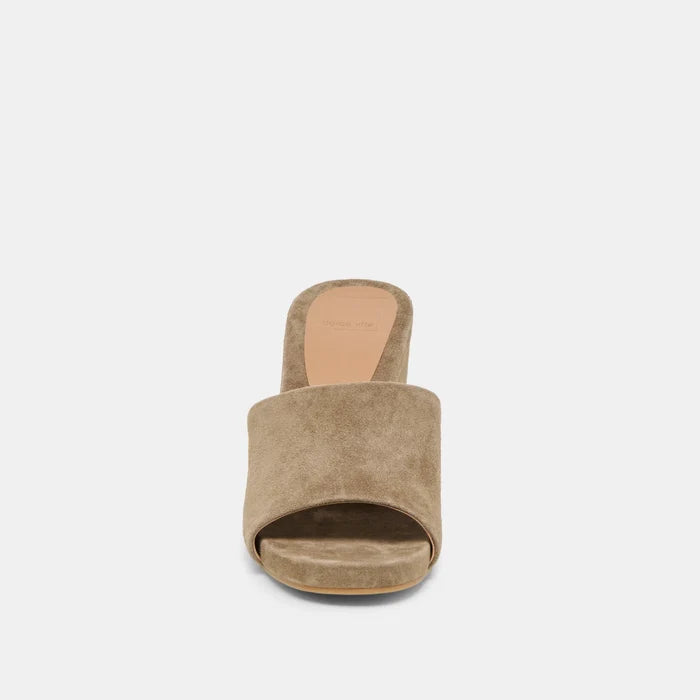 Holta Wedges in Olive Suede