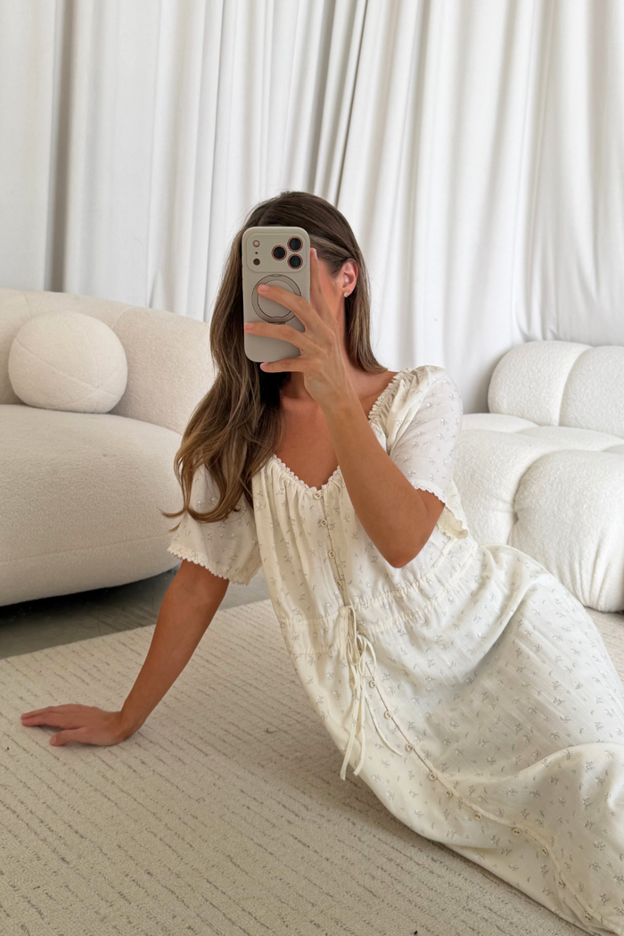 Honey Morning Maxi Dress in Sunday Floral - Nursing & Bump Friendly *9/10 PRE-ORDER* Fits Oversized Purposefully
