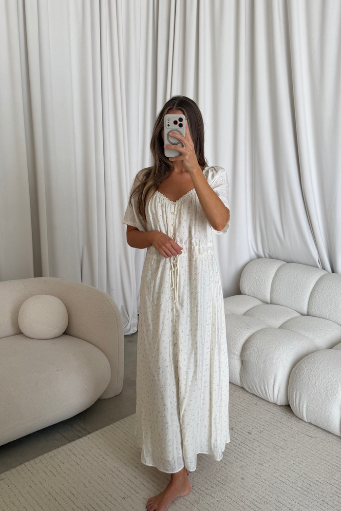 Honey Morning Maxi Dress in Sunday Floral - Nursing & Bump Friendly *9/10 PRE-ORDER* Fits Oversized Purposefully