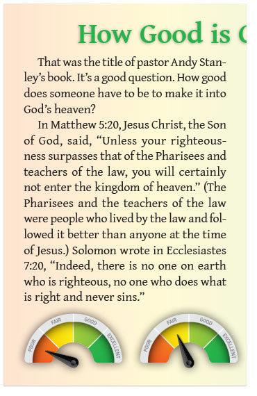 How Good Is Good Enough? (NIV)