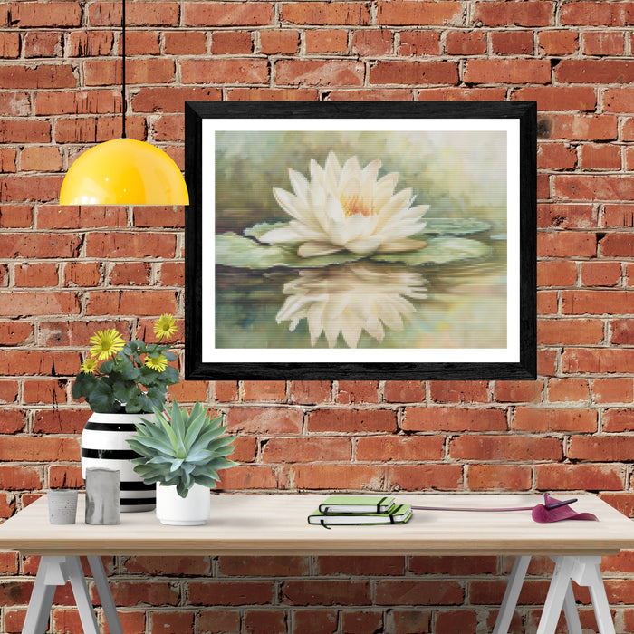 Intimate View Of A Lotus Flower