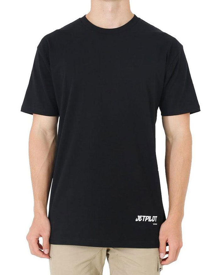 Jetpilot Fueled Low Hit Tee-Black-S-Skiforce Australia