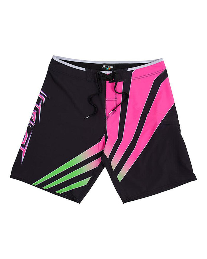 Jetpilot Sideswipe Men's Rideshort-Black/Pink-28-Skiforce Australia