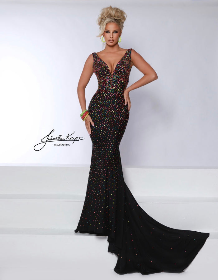 Johnathan Kayne 9213 (Black/Neon)-Size 2