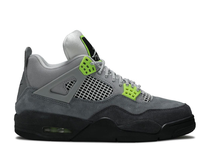Jordan 4 Retro SE 95 Neon (No Box)(Yellowing Cage)