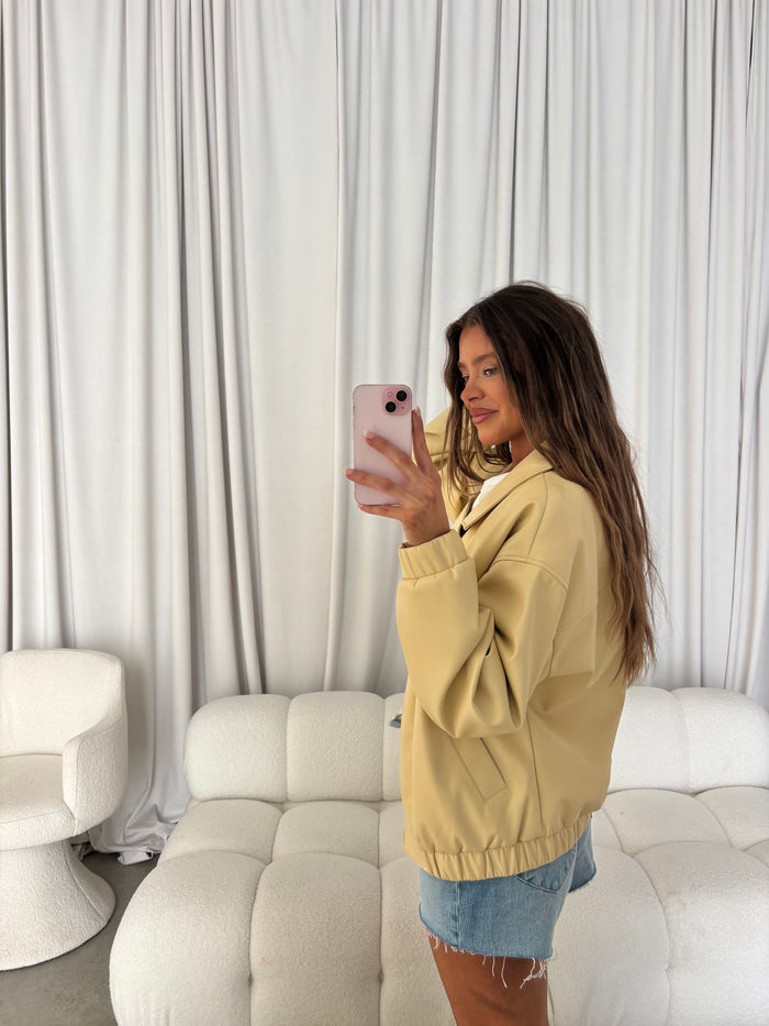 Josephine Oversized Moto Jacket in Boulder