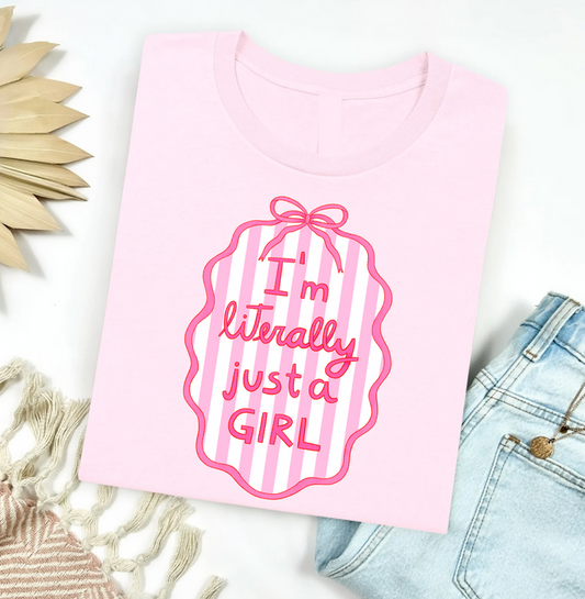 Just a Girl Graphic Tee