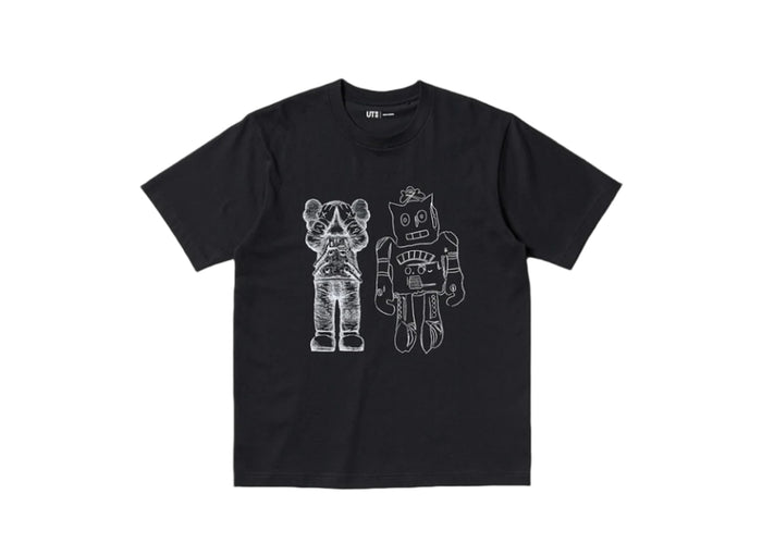 KAWS + WARHOL U Black Astronaut Kaws T-Shirt