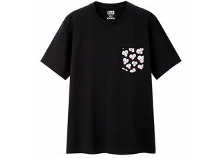 KAWS x Uniqlo BFF Pocket Tee Black