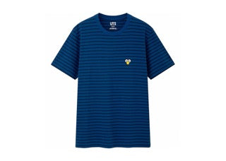 KAWS x Uniqlo BFF Striped Tee Blue
