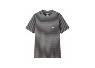 KAWS x Uniqlo BFF Striped Tee Grey