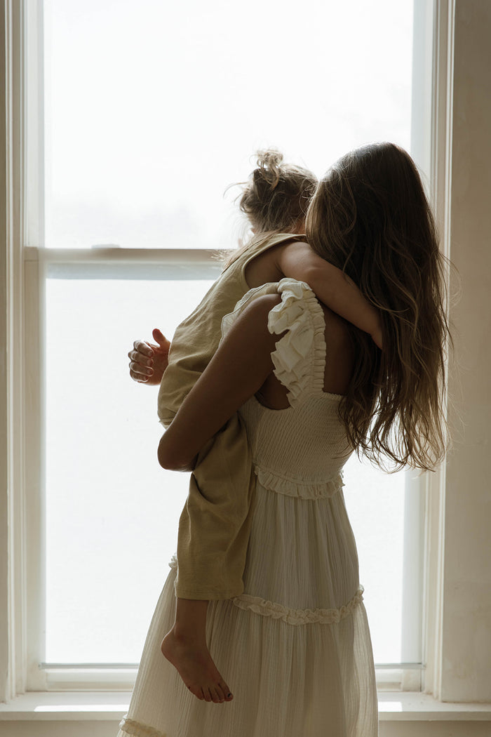 Knox 100% Cotton Maxi Dress in Cream *Final Sale*