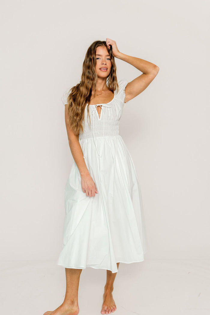 Kylie Maxi Dress in White