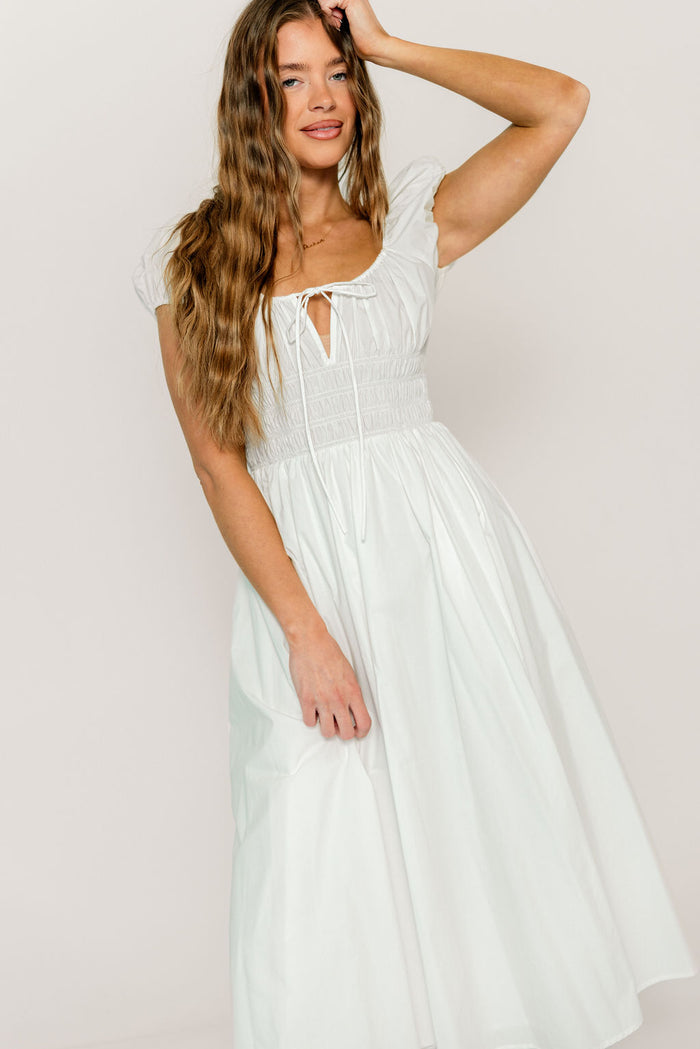 Kylie Maxi Dress in White