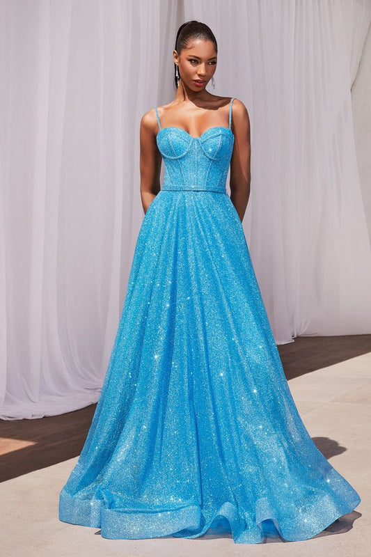 LaDivine S483- Size 10 Ocean Blue