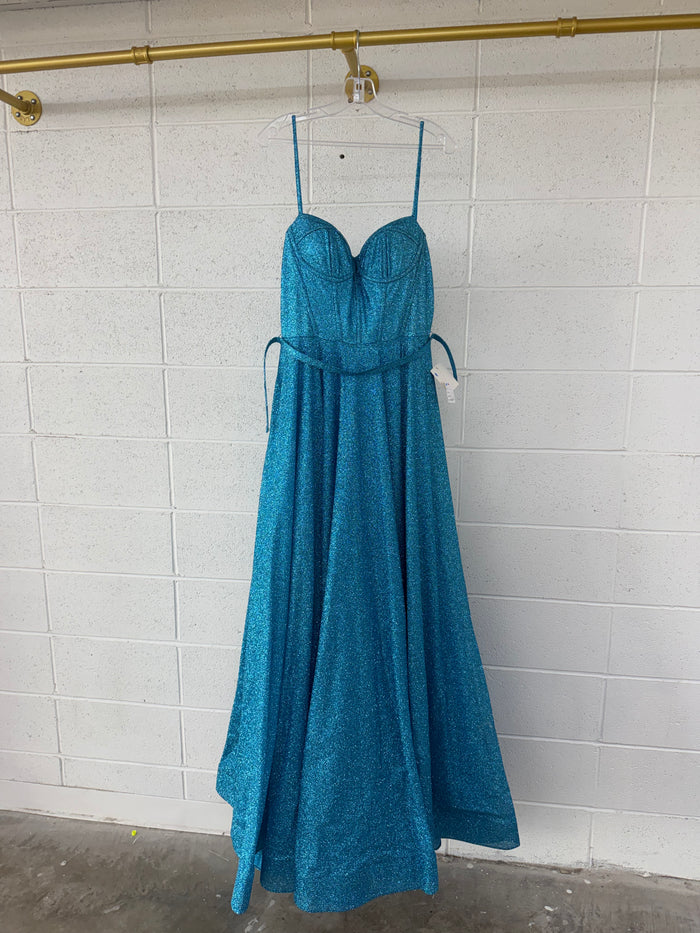 LaDivine S483- Size 10 Ocean Blue