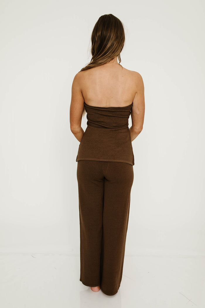 Lannister Knit Set in Chocolate Brown *Final Sale*
