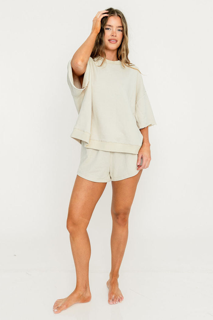 Laura Top in Beige *Final Sale*
