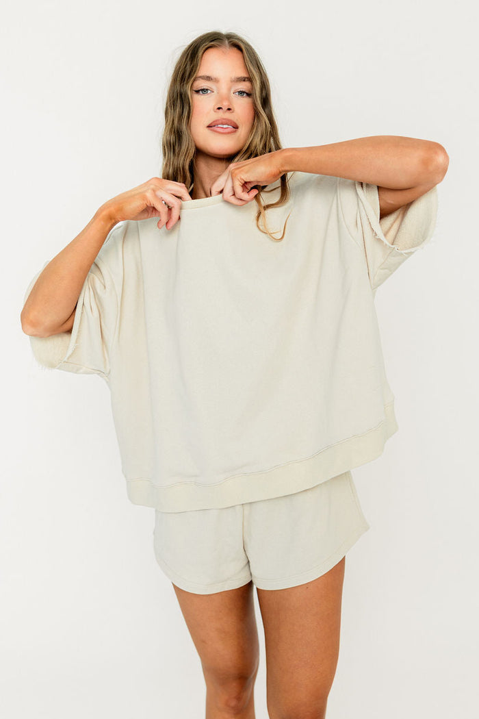 Laura Top in Beige *Final Sale*