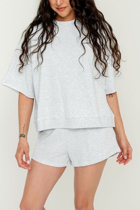 Laura Top in Heather Grey *Final Sale*