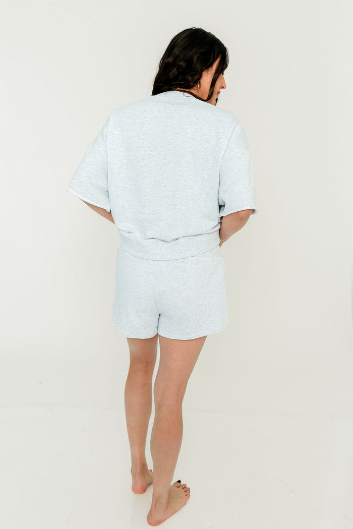 Laura Top in Heather Grey *Final Sale*