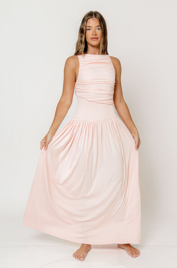 Leni Maxi Dress in Blush *Final Sale*