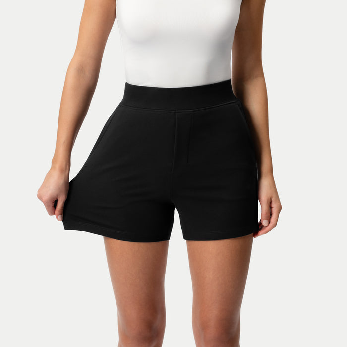Light Ponte Shorts - Ninepine