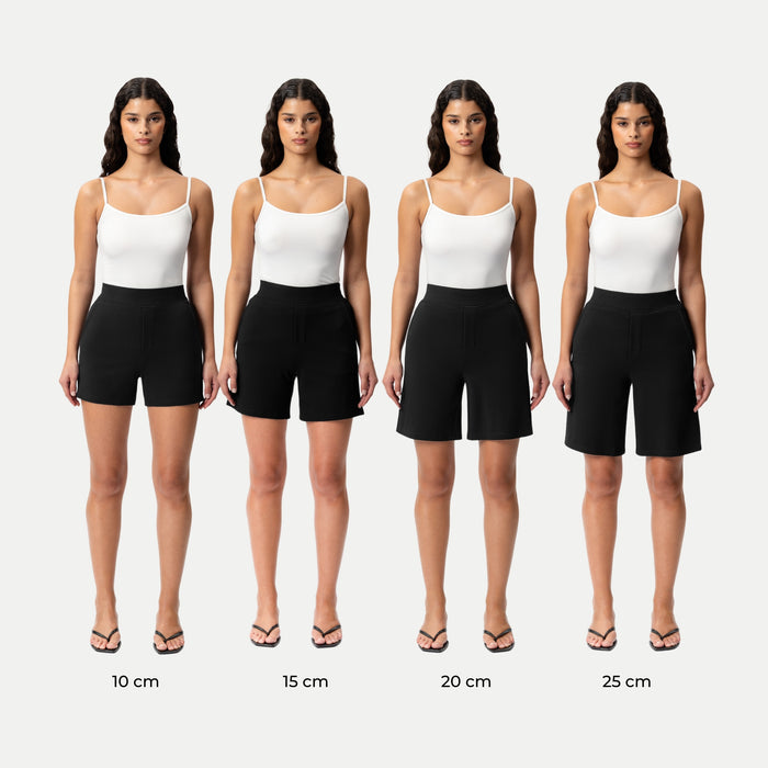Light Ponte Shorts - Ninepine