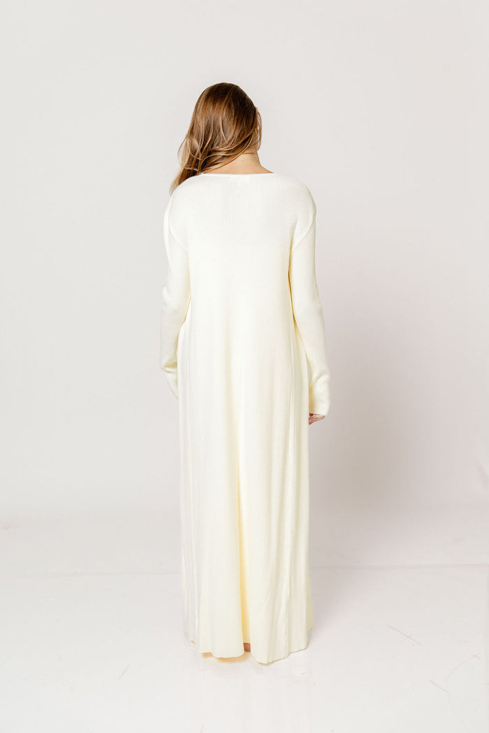 Lina Two Piece Dress Set in Ivory - Bump Friendly